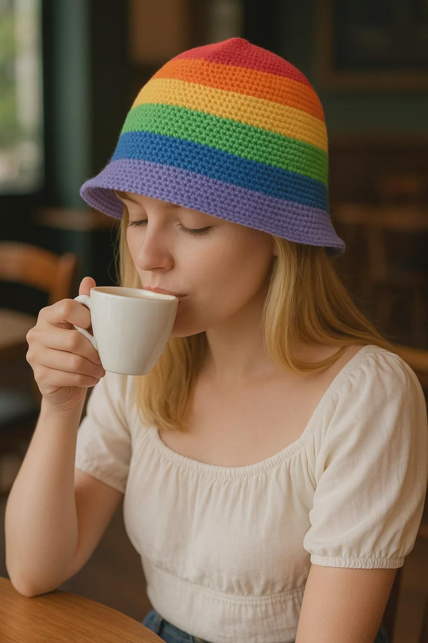 Colorful Bucket Hat Crochet Pattern