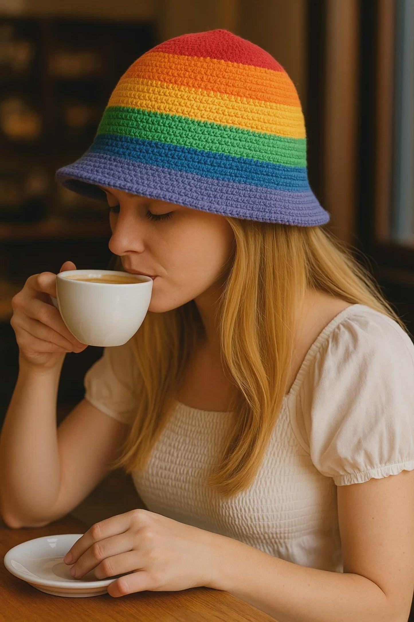 Colorful Bucket Hat Crochet Pattern