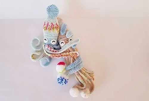 Amigurumi Cute Squid Crochet Pattern