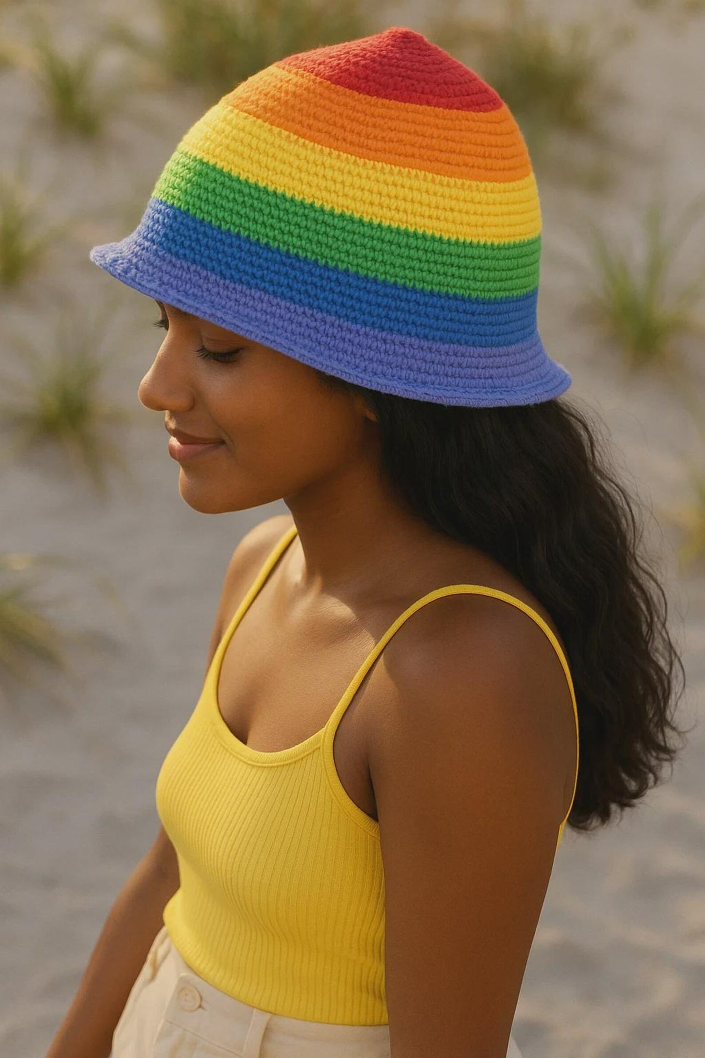 Colorful Bucket Hat Crochet Pattern