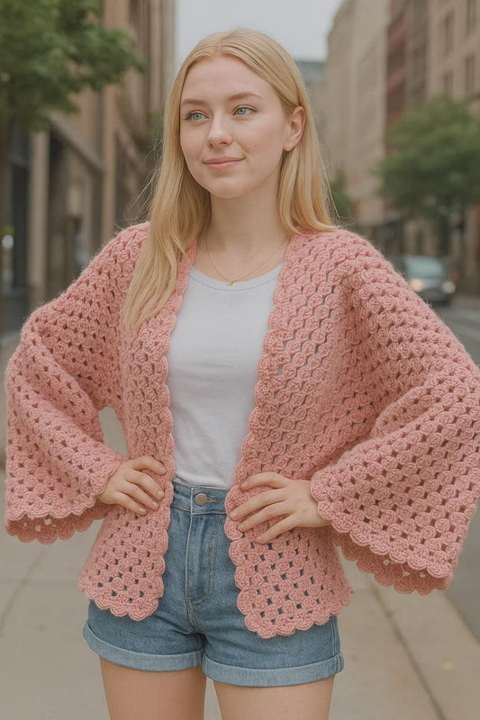 Cozy Chunky Cardigan Crochet Pattern