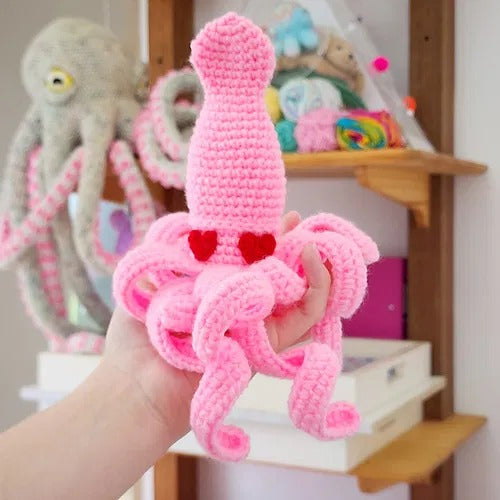 Amigurumi Cute Squid Crochet Pattern