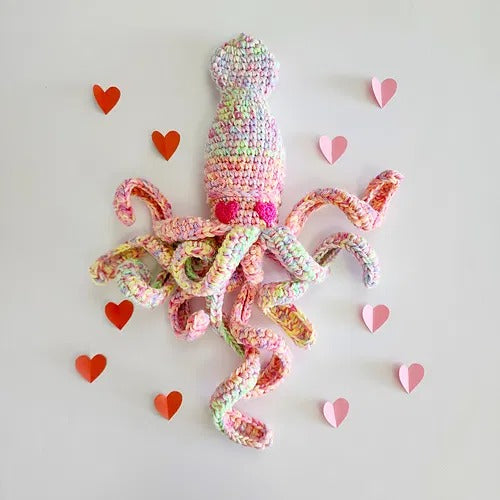 Amigurumi Cute Squid Crochet Pattern