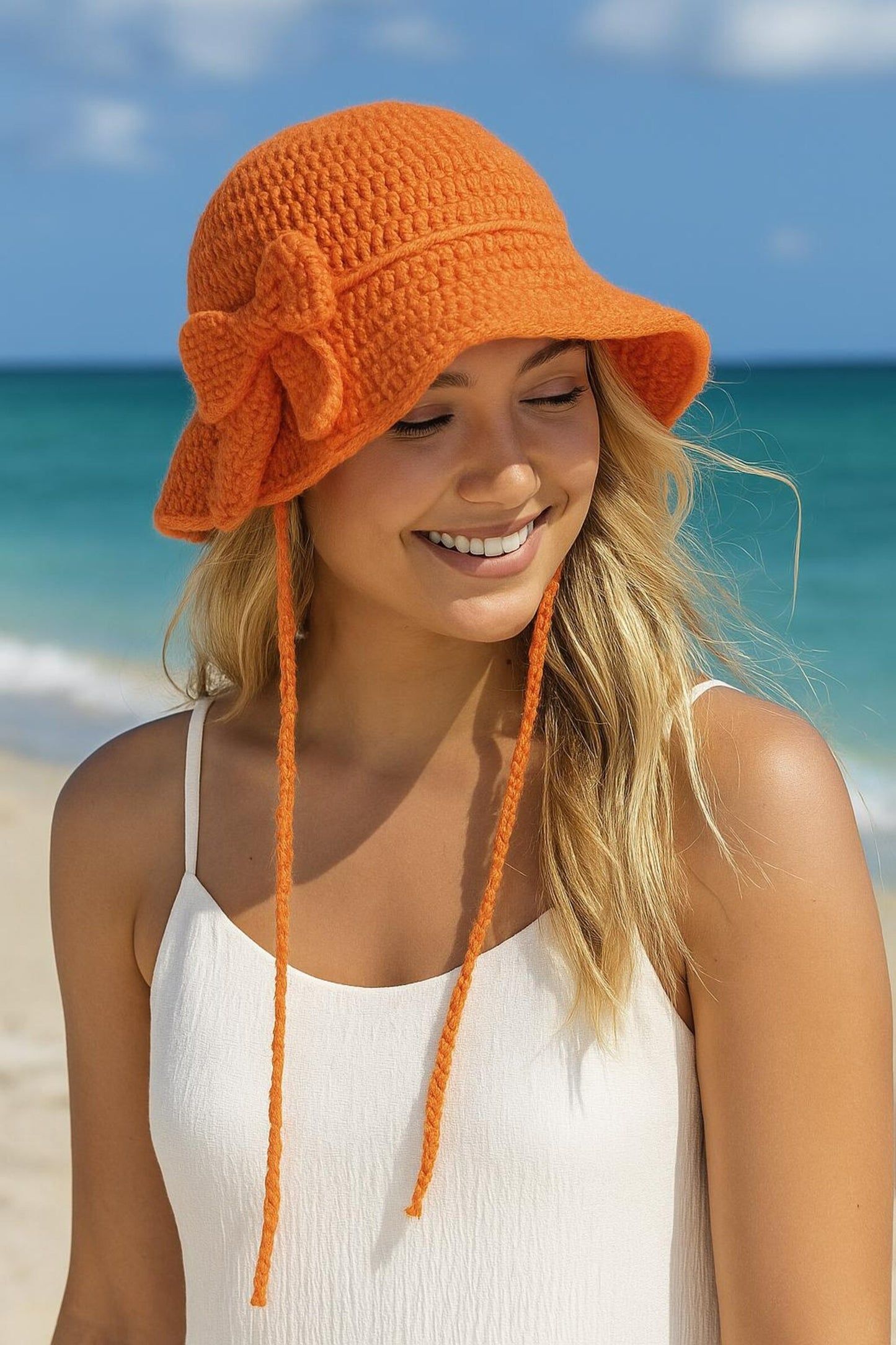 Old School Bow Hat Crochet Pattern
