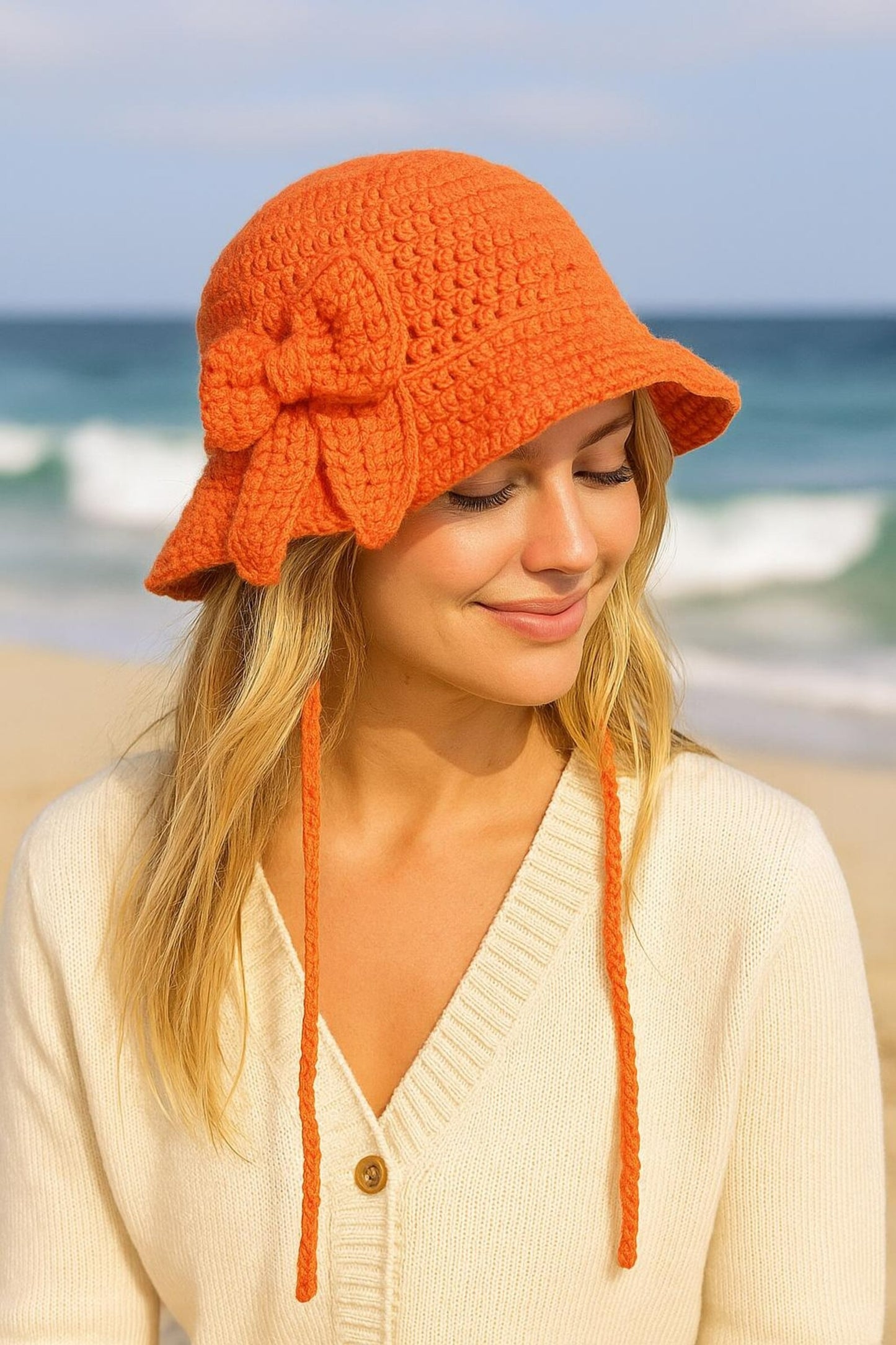 Old School Bow Hat Crochet Pattern