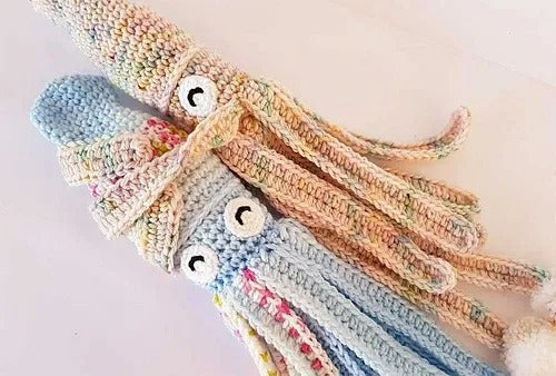 Amigurumi Cute Squid Crochet Pattern