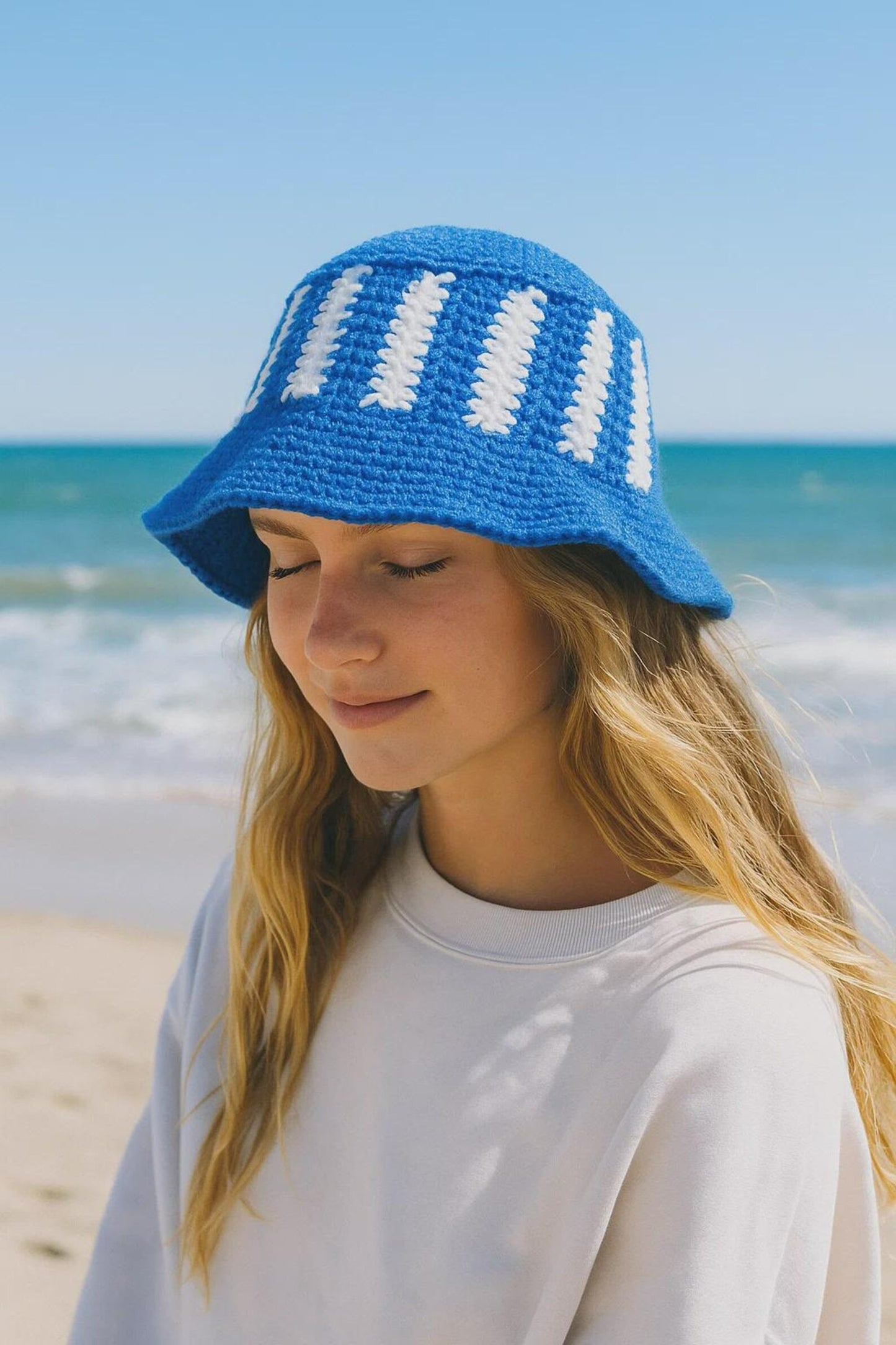Striped Bucket Hat Crochet Pattern