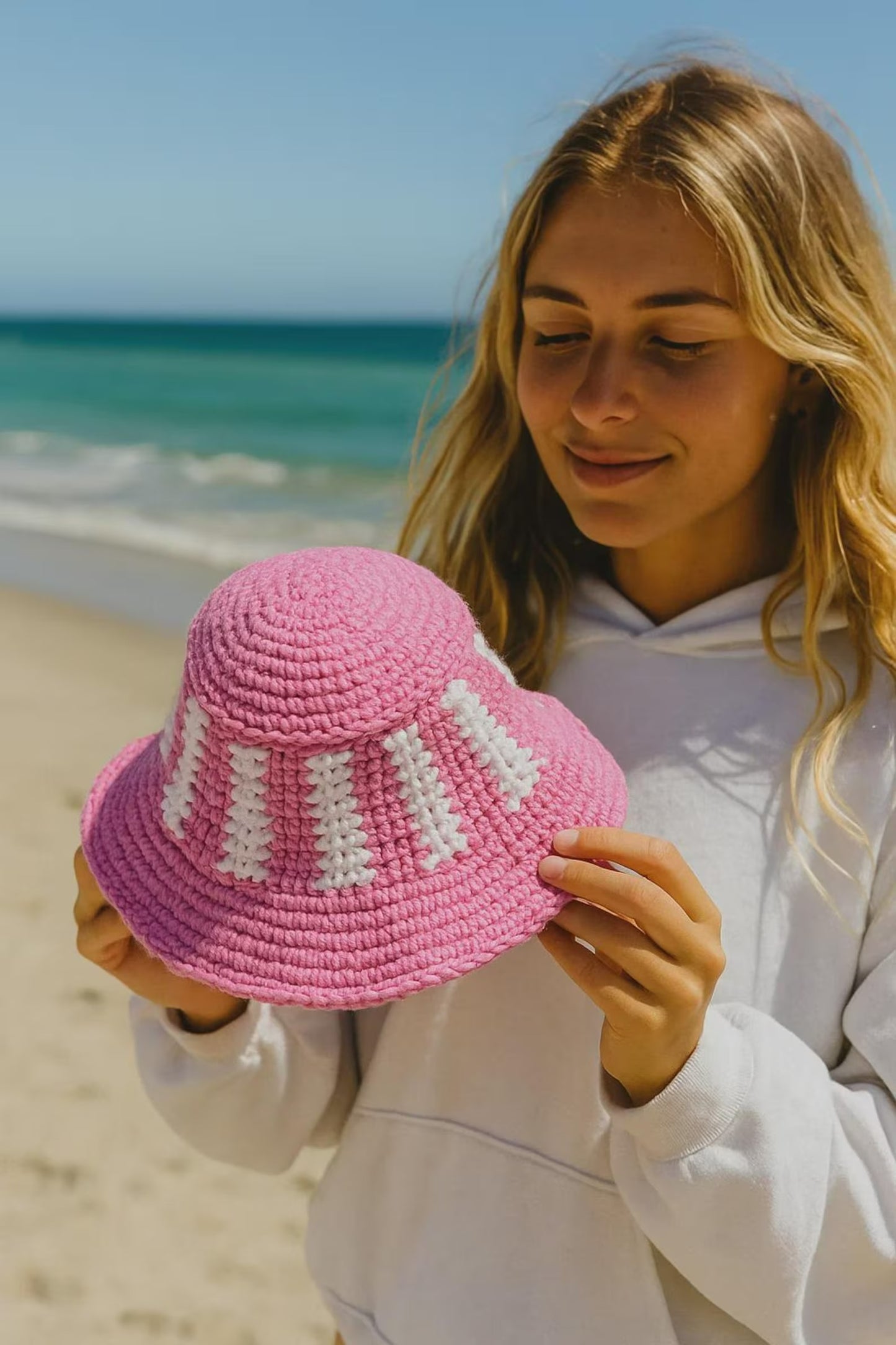 Striped Bucket Hat Crochet Pattern