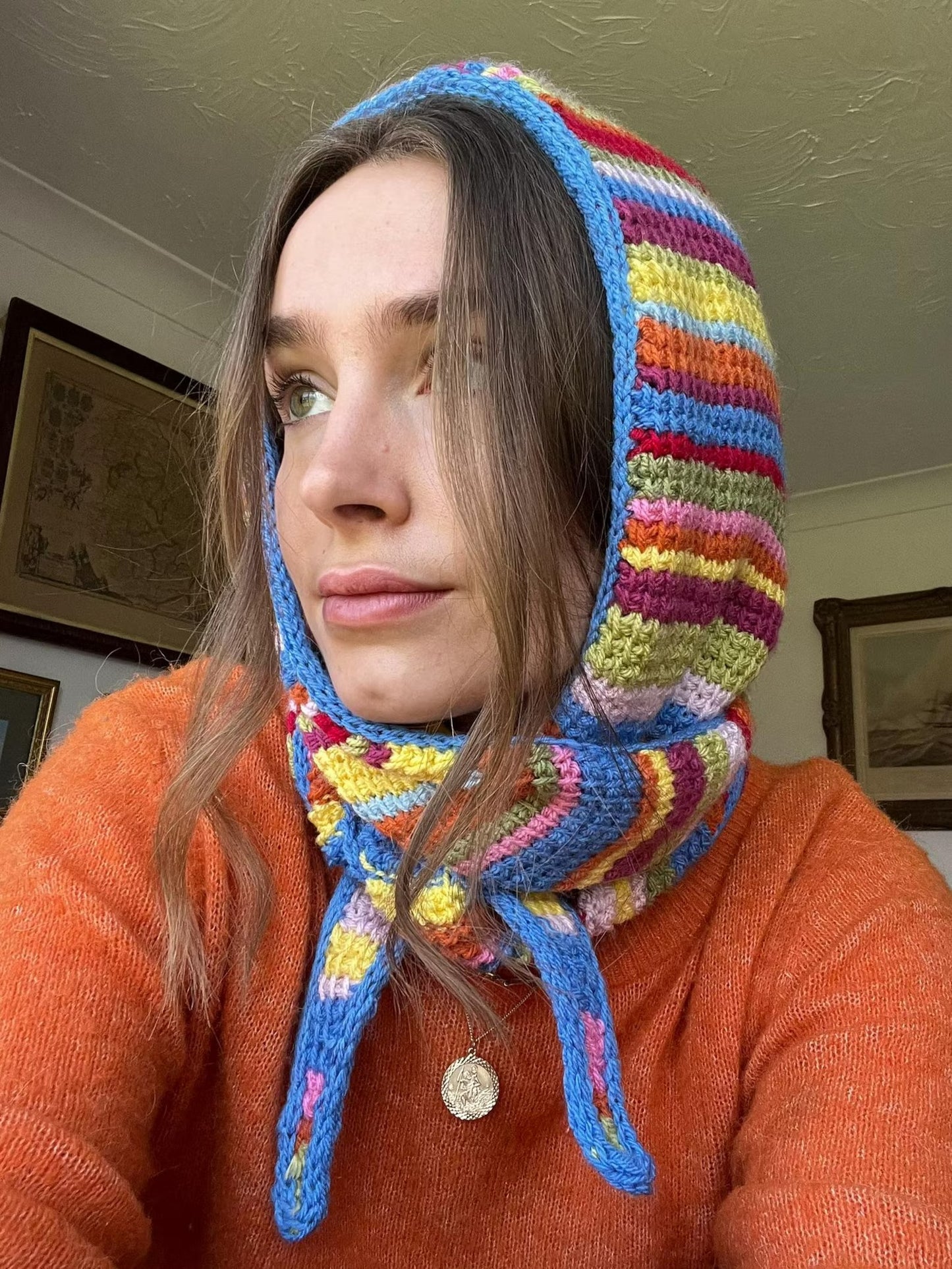 Summer Get-up Head Shawl Crochet Pattern