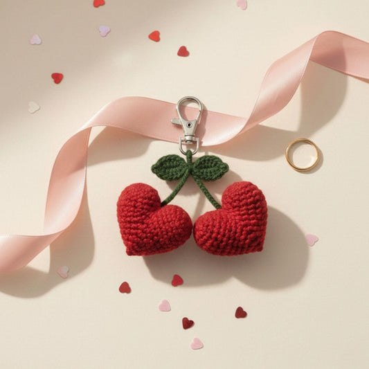 Fruit-Inspired Bag Charm Easy Crochet Pattern