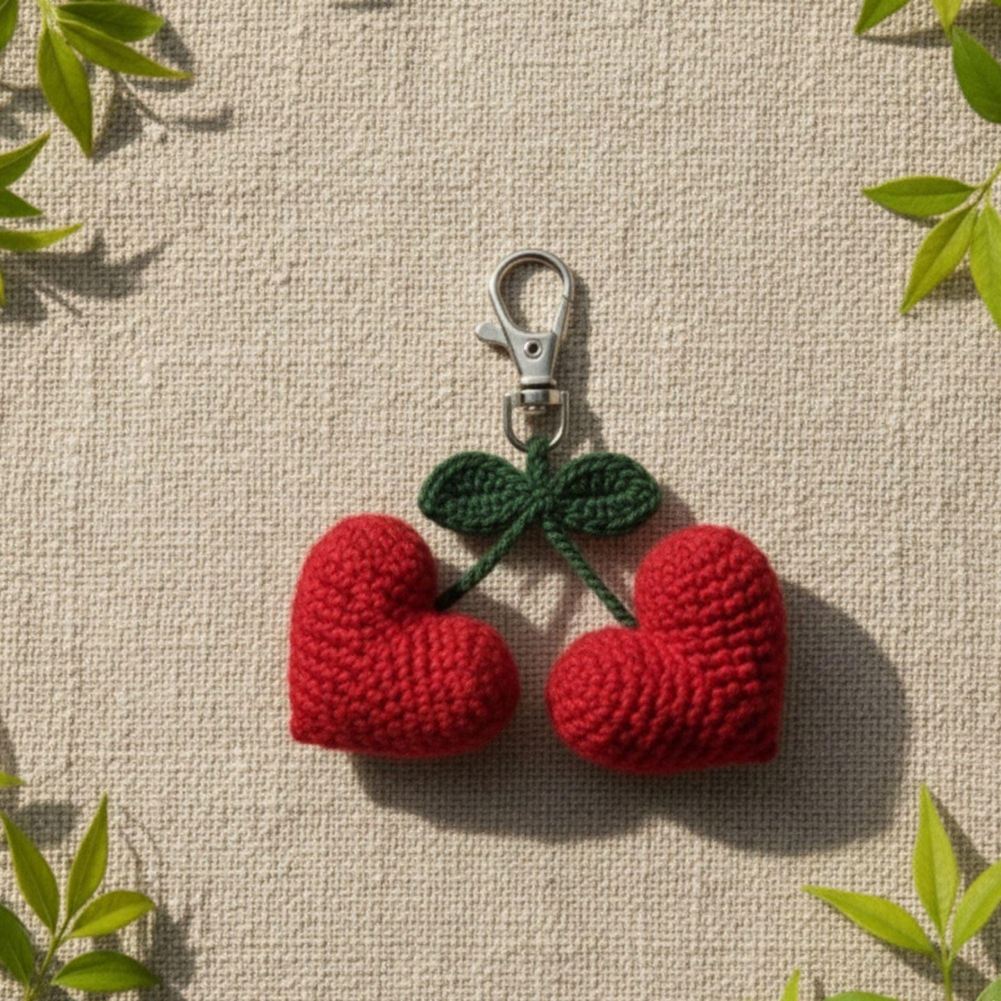 Fruit-Inspired Bag Charm Easy Crochet Pattern