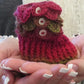 Colorful Little Dragon Booties Crochet Pattern