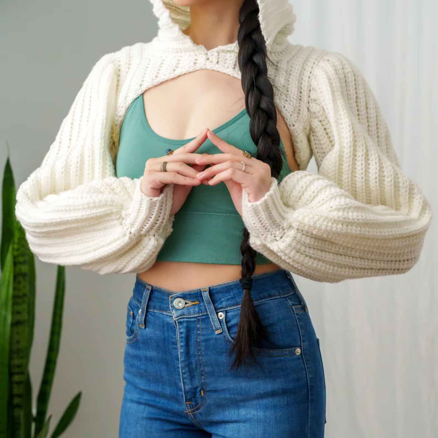 Shadowline Layered Wrap Crochet Pattern