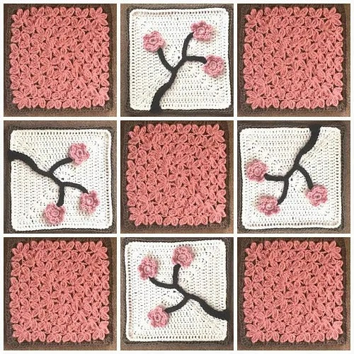 Easy Endless Flowers Crochet Pattern