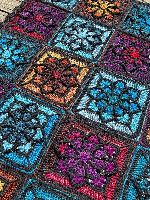 Easy Kaleidoscope Crochet Pattern