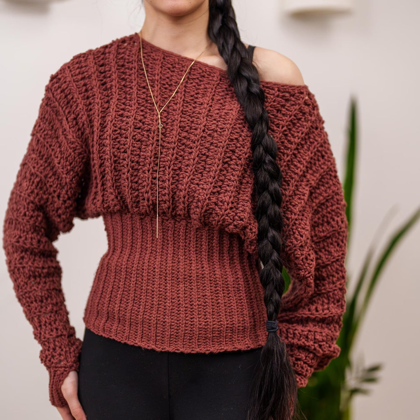 Aerial Drape Statement Crochet Pattern
