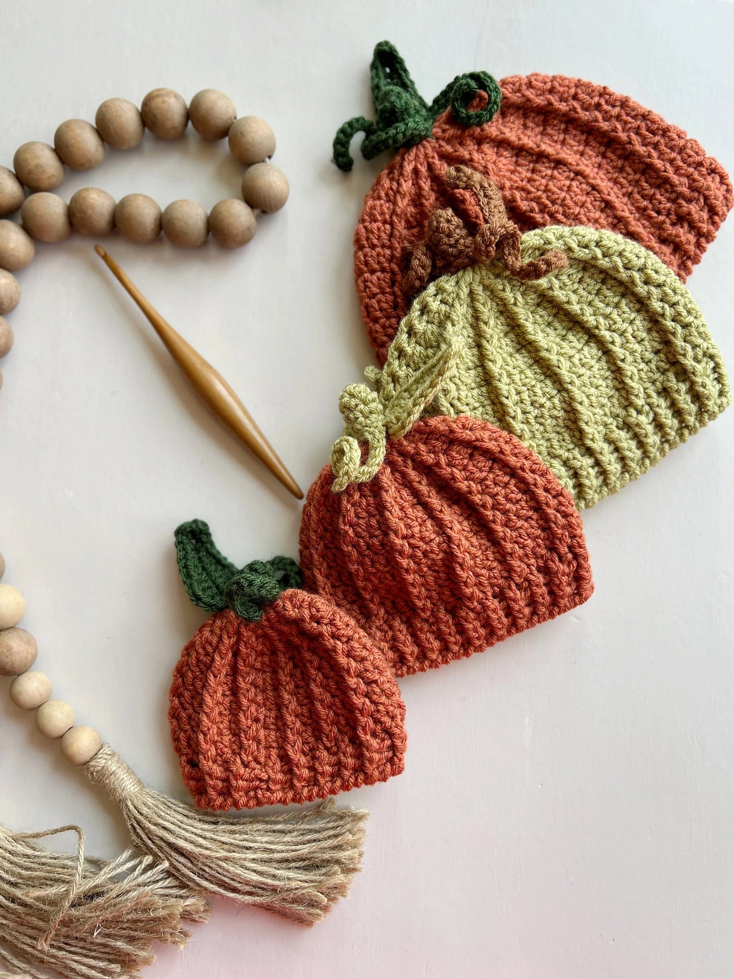 Autumn Pumpkin Hat Crochet Pattern