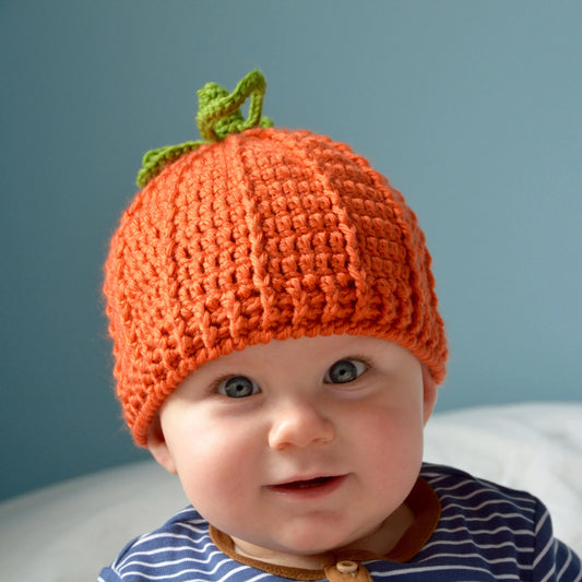 Autumn Pumpkin Hat Crochet Pattern