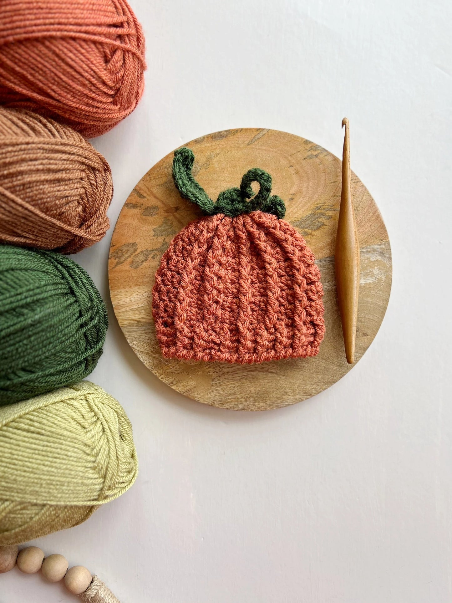 Autumn Pumpkin Hat Crochet Pattern