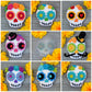 Day of the Dead Skull Ornament Crochet Pattern