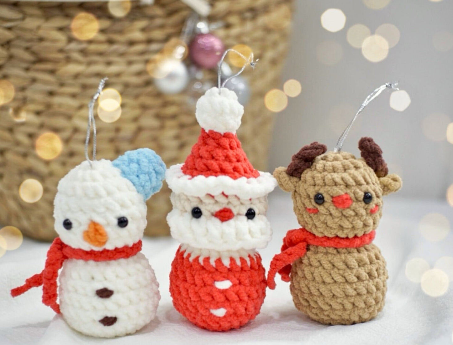 Christmas Ornament Bundle Crochet Pattern