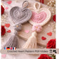 Matchy Heart Tassle Crochet Pattern