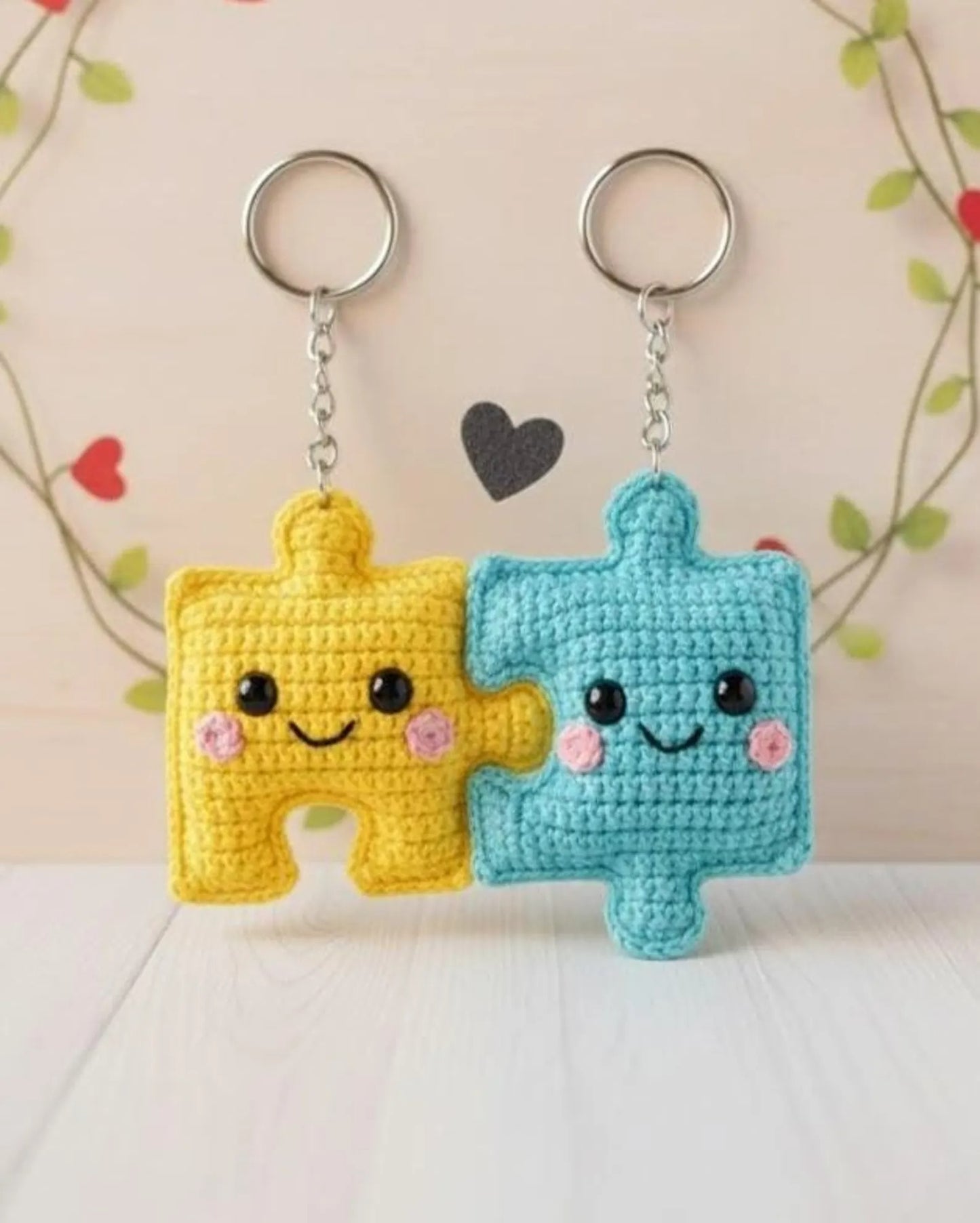 Interlocking Plush Toy Piece Amigurumi Crochet Pattern