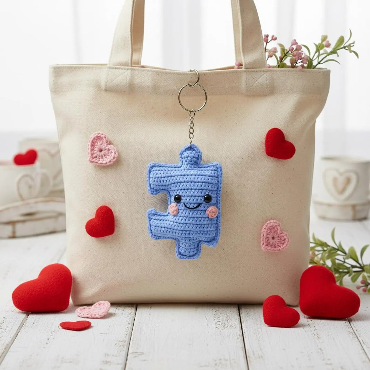 Interlocking Plush Toy Piece Amigurumi Crochet Pattern