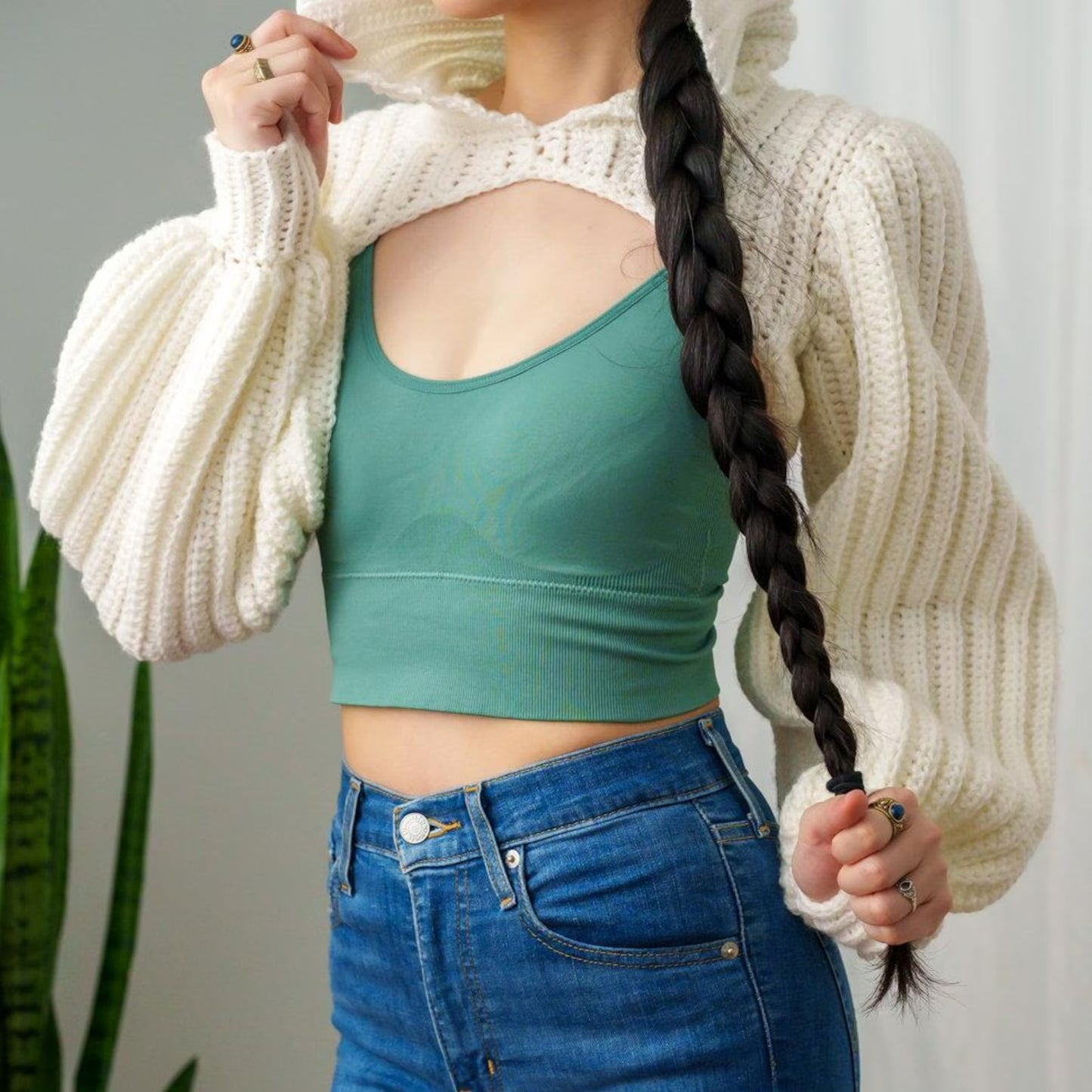 Shadowline Layered Wrap Crochet Pattern