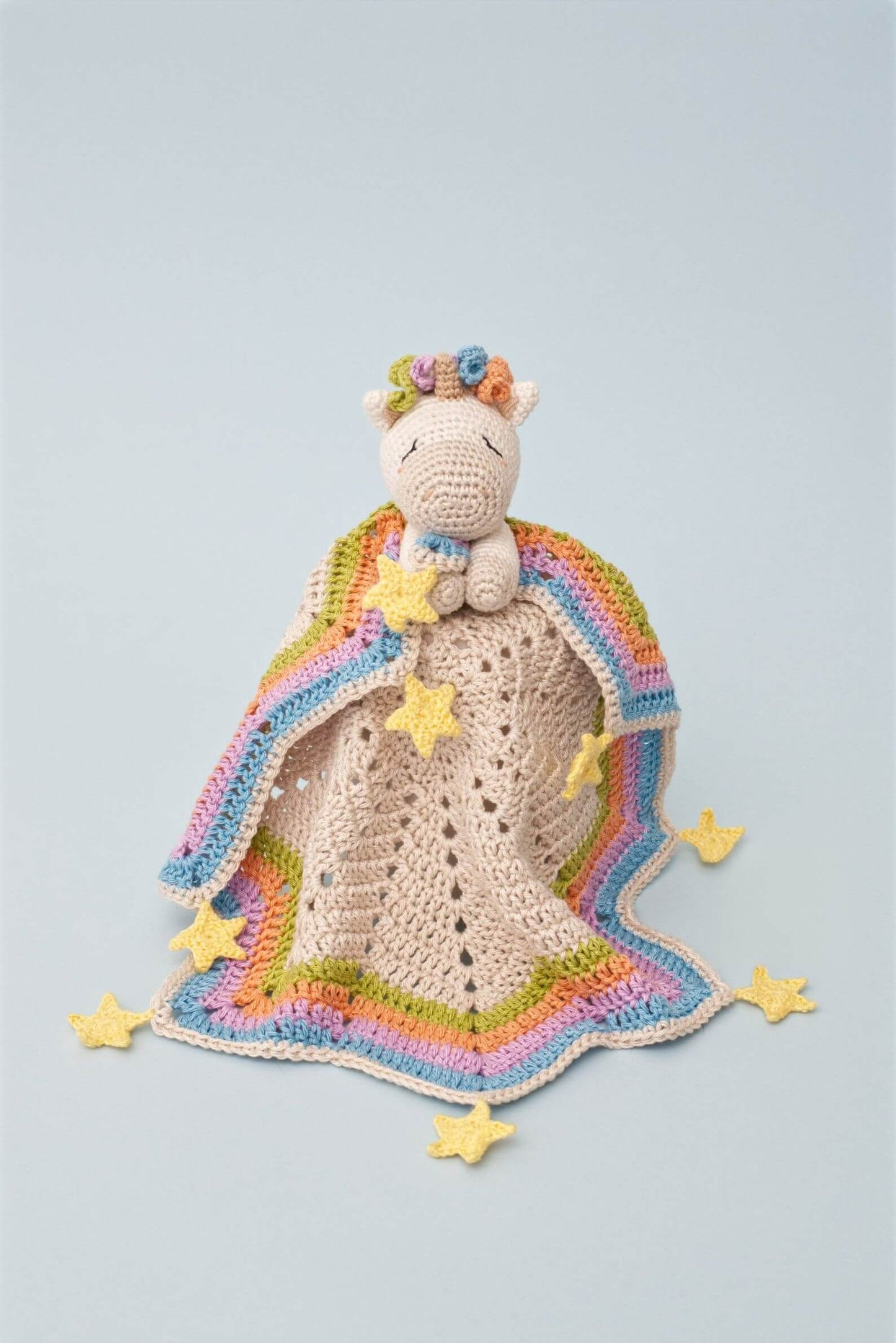 Celeste the Unicorn Lovey Crochet Pattern