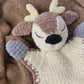 Deer Lovey Security Blanket Crochet Pattern