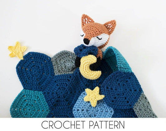 Lucy the Fox Lovey Crochet Pattern