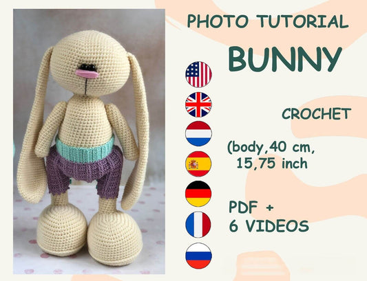 Lola Bunny Knitting Pattern