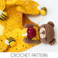 Ted the Bear Lovey Crochet Pattern