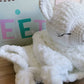 Baby llama Lovey Security Blanket Crochet Pattern