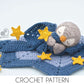 Cute Penguin Lovey Security Blanket Crochet Pattern