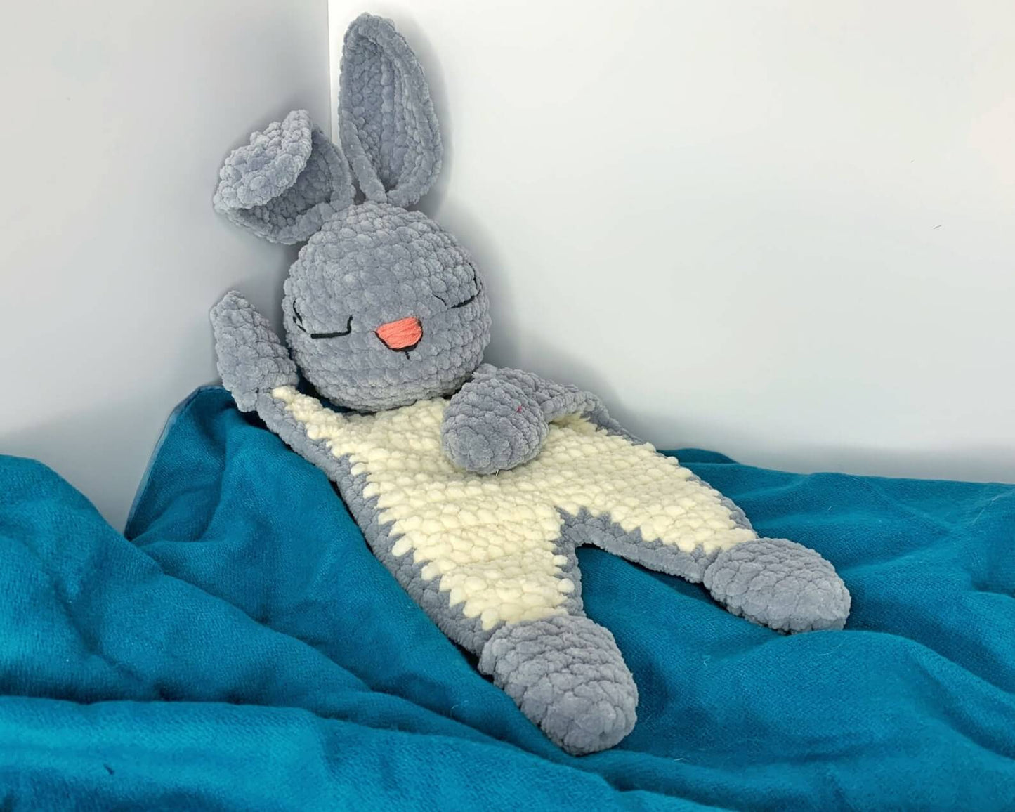 Bunny Lovey Security Blanket Crochet Pattern