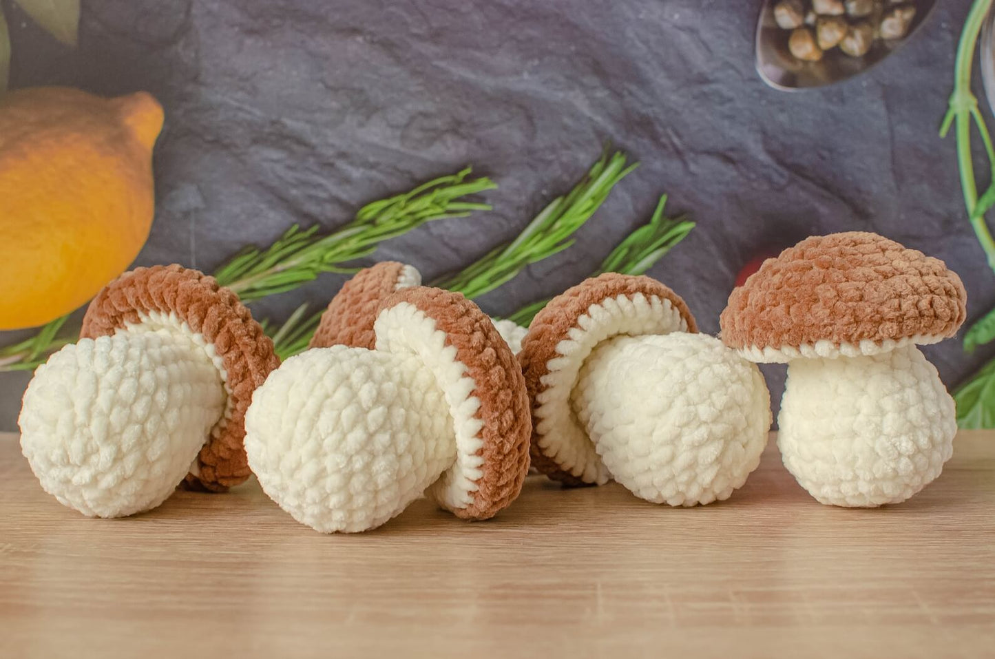 Porcini Mushroom Crochet Pattern