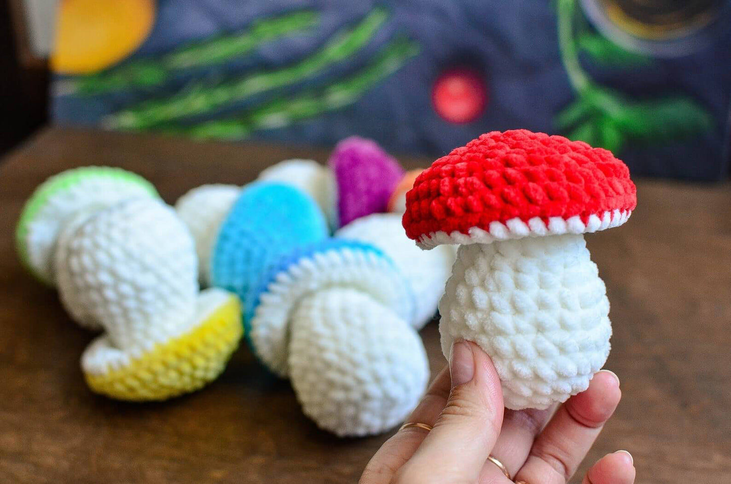 Toadstool Mushroom Crochet Pattern
