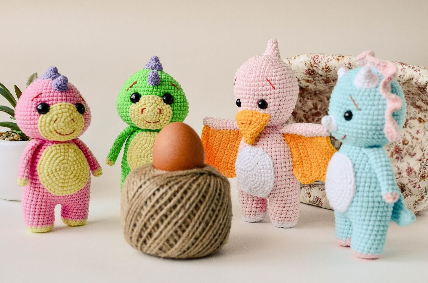 Baby Dinosaur Collection Crochet Pattern