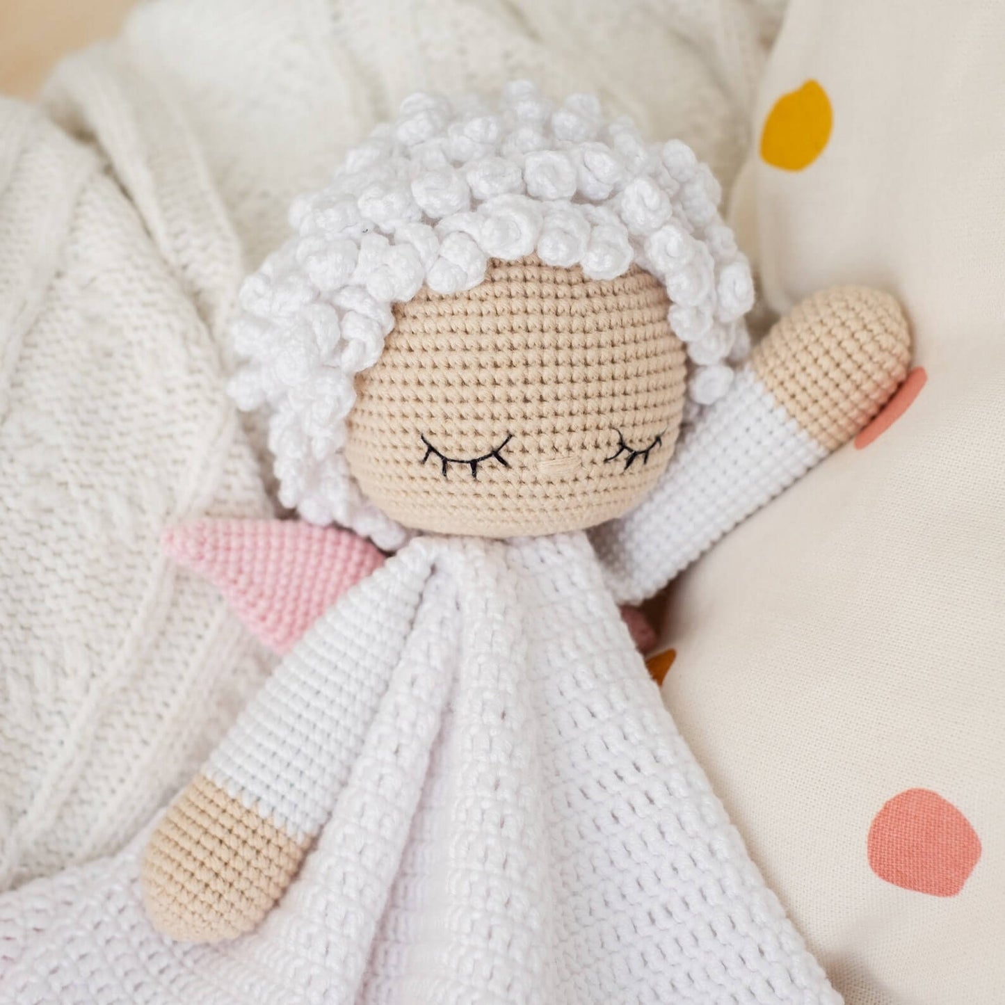 Angel Lovey Security Blanket Crochet Pattern
