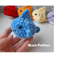 Baby Shark Key Chain Crochet Pattern